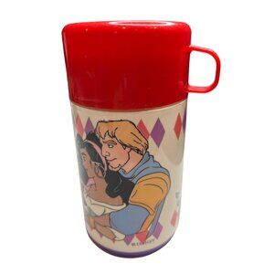Vintage Disneys Hunchback Of Notre Dame Aladdin Thermos Red Cap 46h